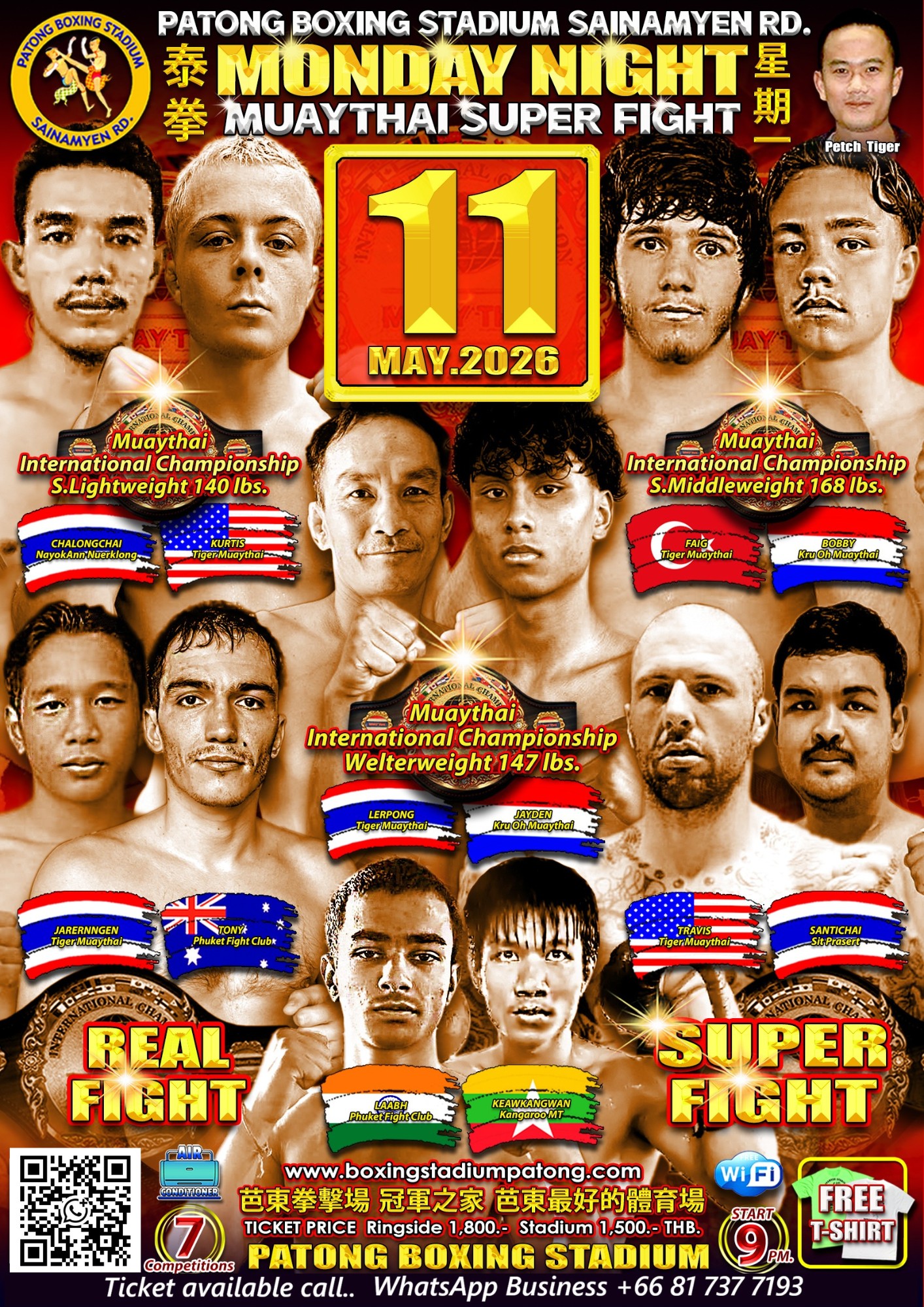 MUAYTHAI SUPER FIGHT 11 MAY 2026